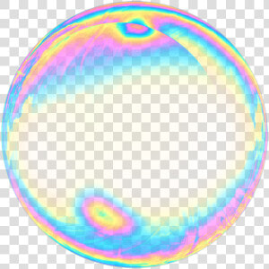  bubble  holographic  dinaaaaaah  freetoedit   Holographic Bubble  HD Png Download