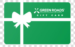 Green Roads Cbd Gift Card   Sign  HD Png Download