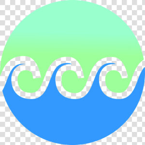 Waves  Gradient  Beach  Water  Logo  Surf  Surfing   Logo Ombak  HD Png Download