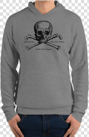 Mens Hoodie Heather deep Grey Manmade Bonesmen Apparel   Hoodie  HD Png Download