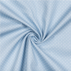 Cotton Poplin Printed Small Dots Blue   Parallel  HD Png Download