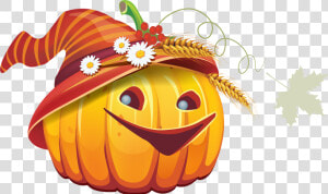 Halloween Png   Citrouille Halloween Dessin Couleur  Transparent Png