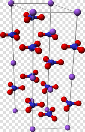 Sodium Nitrite Crystal Structure  HD Png Download