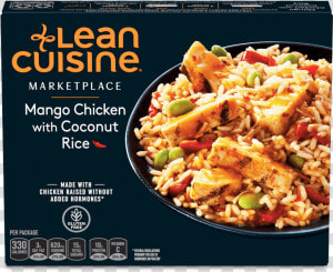 Mango Chicken With Coconut Rice Image   Lean Cuisine Chicken  HD Png Download