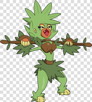 Transparent Wrow Png   Grookey Evolution  Png Download