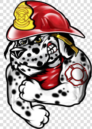 Fireman Clipart Running   Dalmatian Fire Department Shirt  HD Png Download