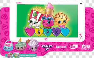 Tablet Shopkins 7 Pulgadas   Tablet Level Up 7 Shopkins  HD Png Download