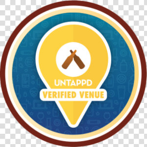 Untappd Verified Venue Logo  HD Png Download