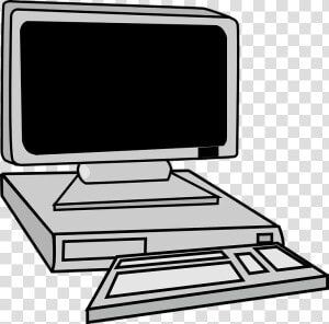 Computer  Pc  Monitor  Storage  Screen  Technology   Black And White Computer  HD Png Download