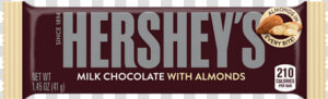 Hershey S Milk Chocolate With Almonds   Chocolate Hershey 85g Png  Transparent Png