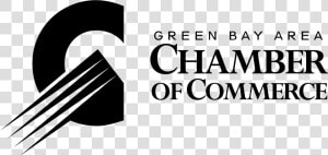 Green Bay Area Chamber Of Commerce Logo Black And White   Graphic Design  HD Png Download