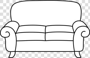 Couch Clipart A Green Couch Clipart Image   Transparent Background Couch Clipart  HD Png Download