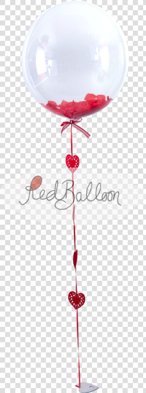 Flutter Petals Valentines Red Balloon Cork   Illustration  HD Png Download