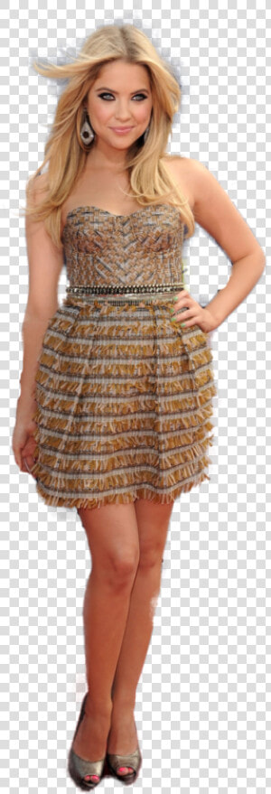 Ashley Benson Png Free Download   Cocktail Dress  Transparent Png