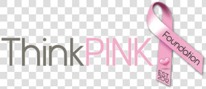 Think Pink Mountain Top   Think Pink Logo Transparent  HD Png Download