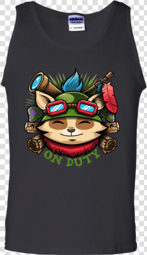 Teemo On Duty Lol Tank Top   Top  HD Png Download