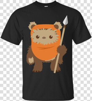 Cartoon Ewok T Shirt  amp  Hoodie  HD Png Download