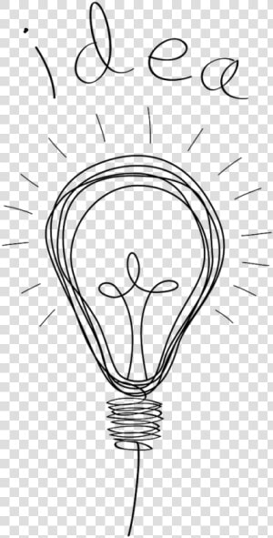 Bulb Drawing Doodle   Storyboard Powerpoint Presentation  HD Png Download