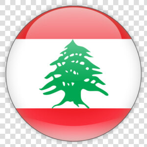 Download Flag Icon Of Lebanon At Png Format   Lebanon Flag Circle  Transparent Png