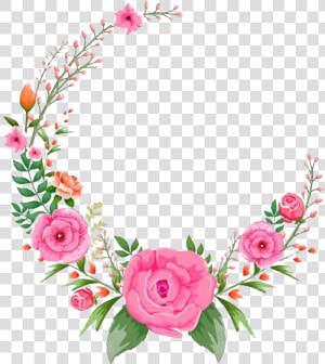 Round Floral Png Picture   Round Flower Frame Png  Transparent Png