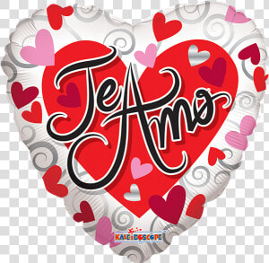 Globo Te Amo Corazon Blanco  HD Png Download