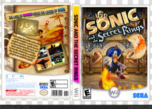 Sonic And The Secret Rings Box Art Cover   Sonic And The Secret Rings  HD Png Download