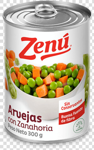 Arvejas Con Zanahoria Enlatada Zenú   Salchicha Viena Zenu  HD Png Download