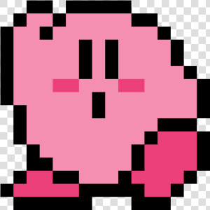 Kirby 8 Bit Png   Pixel Art Kirby  Transparent Png