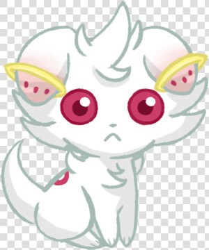 Kyubey Pink Flower White Mammal Cartoon Vertebrate   Kyubey Espurr  HD Png Download