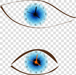 Clock Eye Clip Arts   Ojo Tiempo  HD Png Download