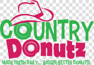 Country Donutz Logo   Country Donuts Salisbury Nc  HD Png Download