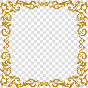 Corner Border Design Png   Gold Corner Border Png  Transparent Png