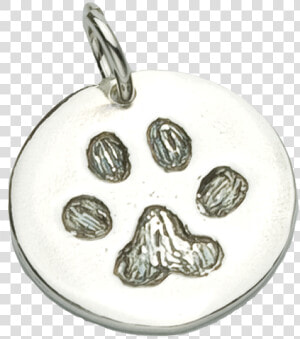 Dog Paw Charm  Carved   Locket  HD Png Download