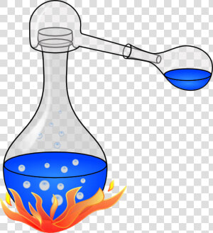 Clip Art Chemistry Lab Equipment Clipart   Distillation Clipart  HD Png Download