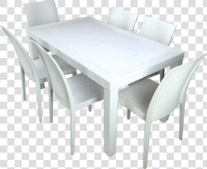 White Dining Table   Caino Furniture  HD Png Download