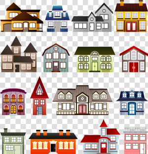 Victorian Homes Clipart   Houses Clipart  HD Png Download