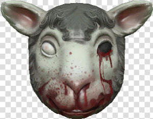 Csgo Facemask Sheep Bloody   Portable Network Graphics  HD Png Download