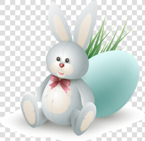 Easter Bunny Rabbit Illustration   Domestic Rabbit  HD Png Download