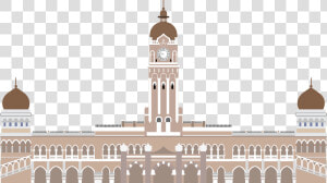 Sultan Abdul Samad Building  Kuala Lumpur   Sultan Abdul Samad Building Vector  HD Png Download