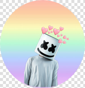  marshmello   Printable Marshmello Party Invitation  HD Png Download