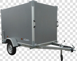 39920 box Van Trailer   Grey Box Trailer  HD Png Download