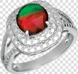 Isla Sterling Silver Ring By Korite Ammolite   Pre engagement Ring  HD Png Download