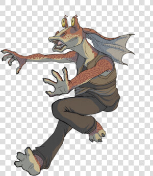 Jar Jar Fan Art  HD Png Download