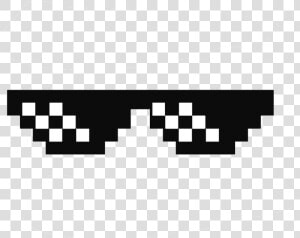 Deal With It Glasses Thug Life Sunglasses By Swagasaurus   Deal With It Glasses  HD Png Download