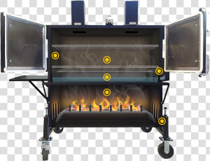 Charcoal Water Smoker   Myron Mixon Smokers  HD Png Download