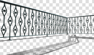 Guard Rail   Png Download   Plain Wrought Iron Railings  Transparent Png