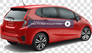 2017 Honda Fit Rear Angle   2017 Honda Fit Black  HD Png Download