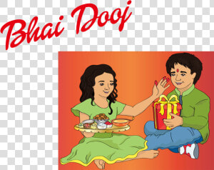 Bhai Dooj   Png Download   Bhai Dooj Drawing  Transparent Png