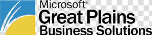 Microsoft Great Plains Logo Png Transparent   Microsoft Great Plains Business Solutions  Png Download