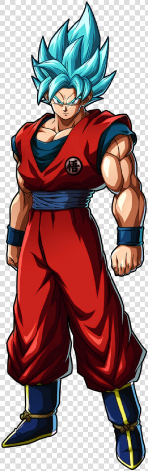 Nate On Twitter   Dragon Ball Fighterz Goku Super Saiyan Blue  HD Png Download